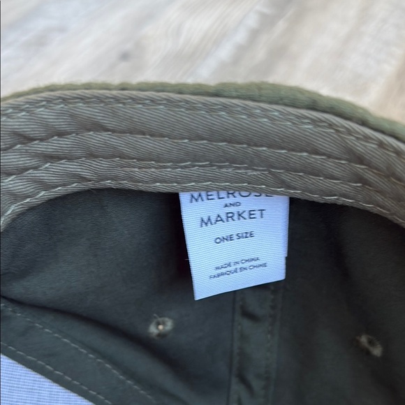 3/$30! Melrose and Market Olive Green Baseball Cap - Picture 5 of 6